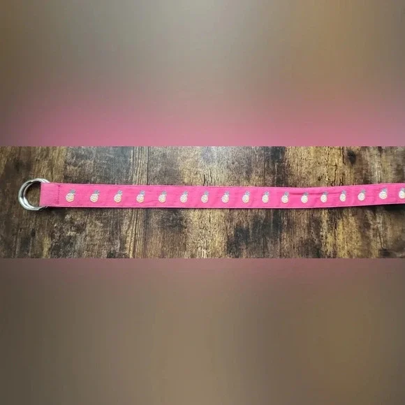 J.Crew | unisex pineapple ribbon belt. Size: M/L - Picture 8 of 9